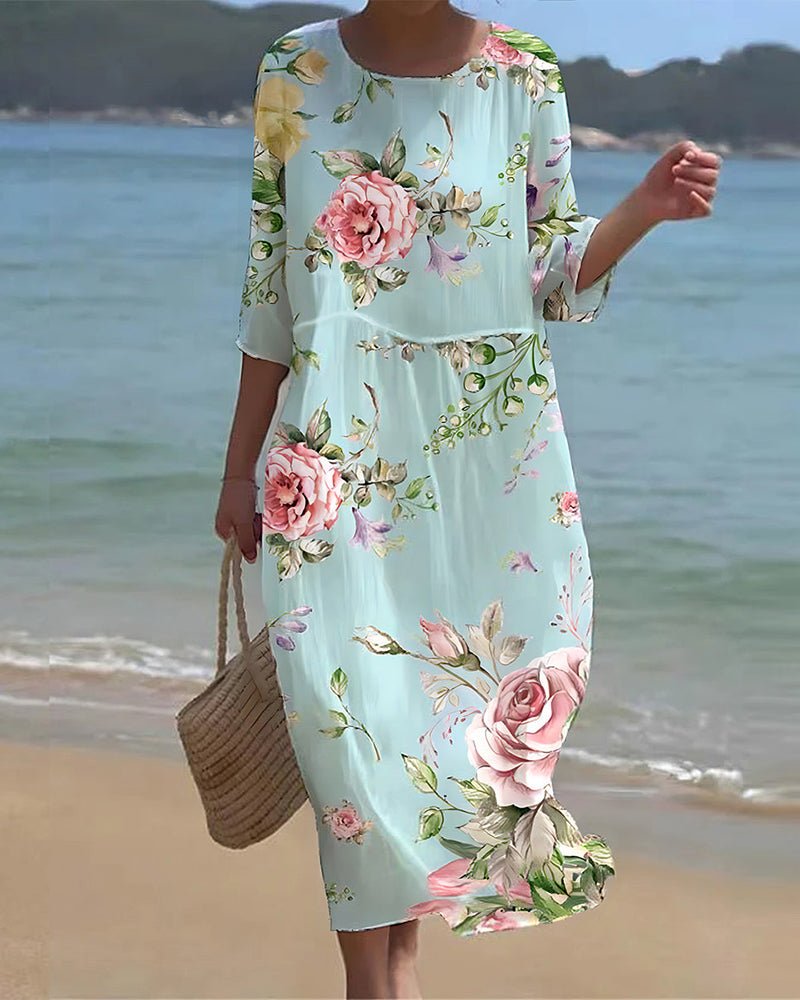 Abito vintage a fiori