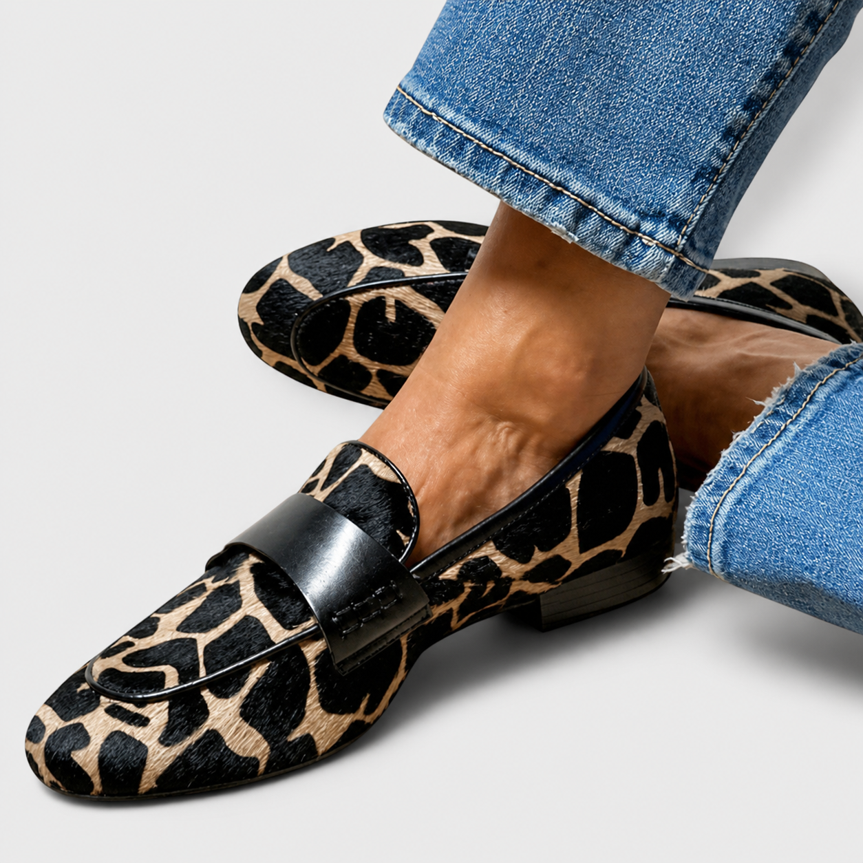 Mocassino Leopardato