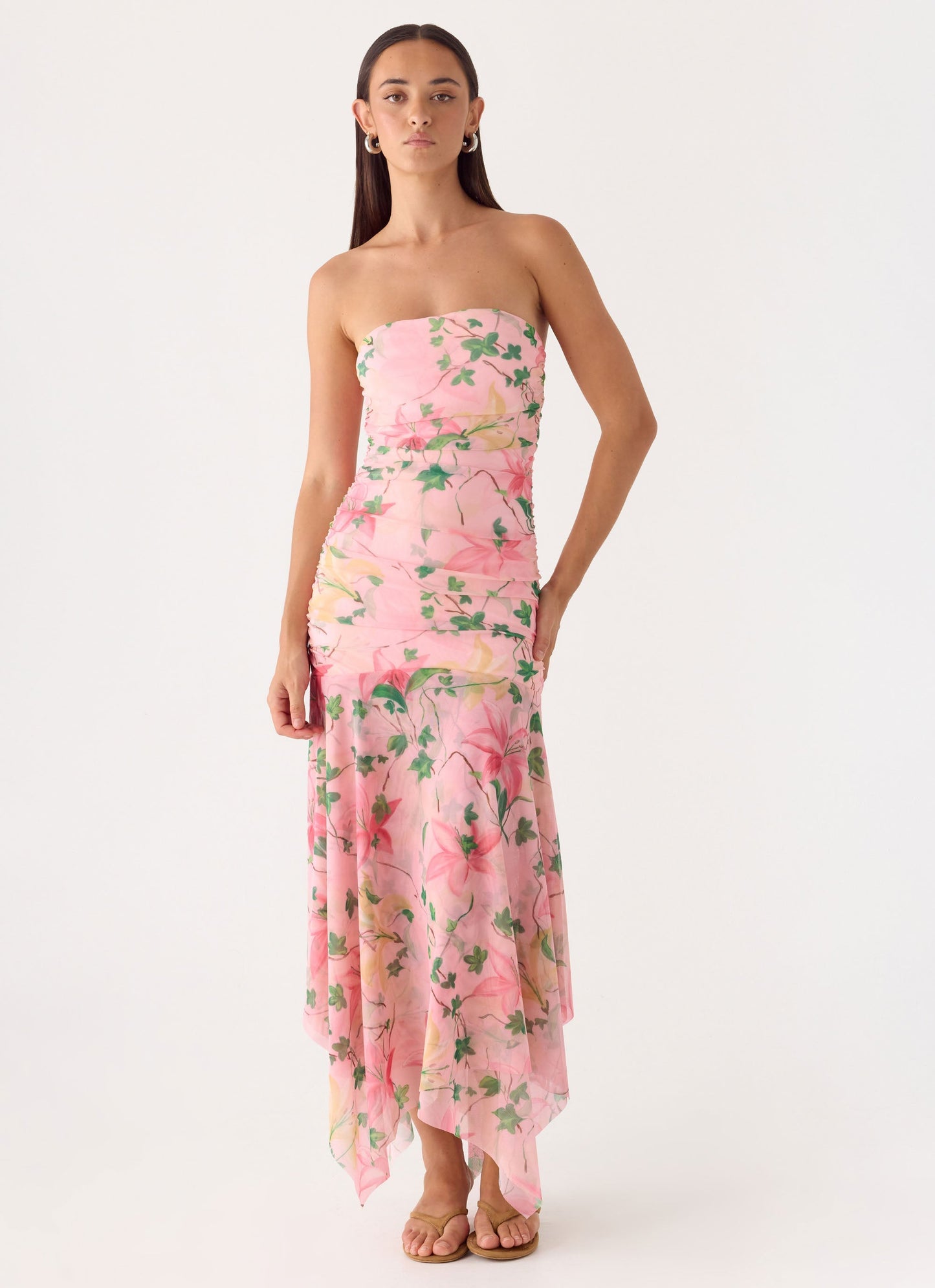 Abito midi Primavera in fiore