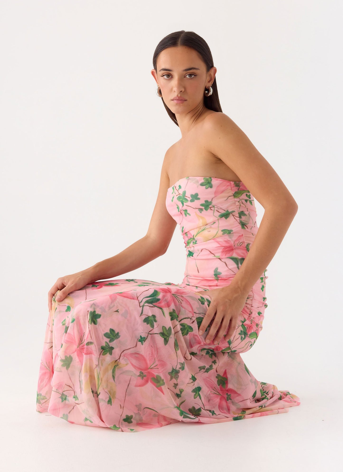 Abito midi Primavera in fiore